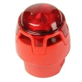 Sirena rossa con flash LED rosso con base IP65