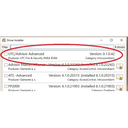 Finalmente disponibile il driver ATS8600 per la nuova famiglia di centrali Advanced x500 !